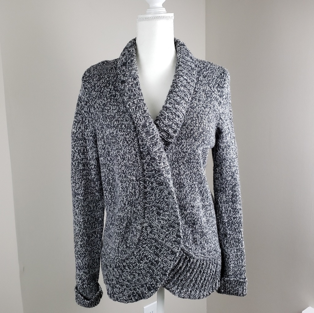 Talbots knit open cardigan sweater size large
